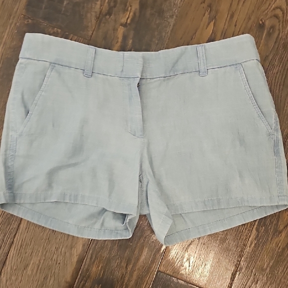 J. Crew Light Blue Jean Shorts - Picture 1 of 4